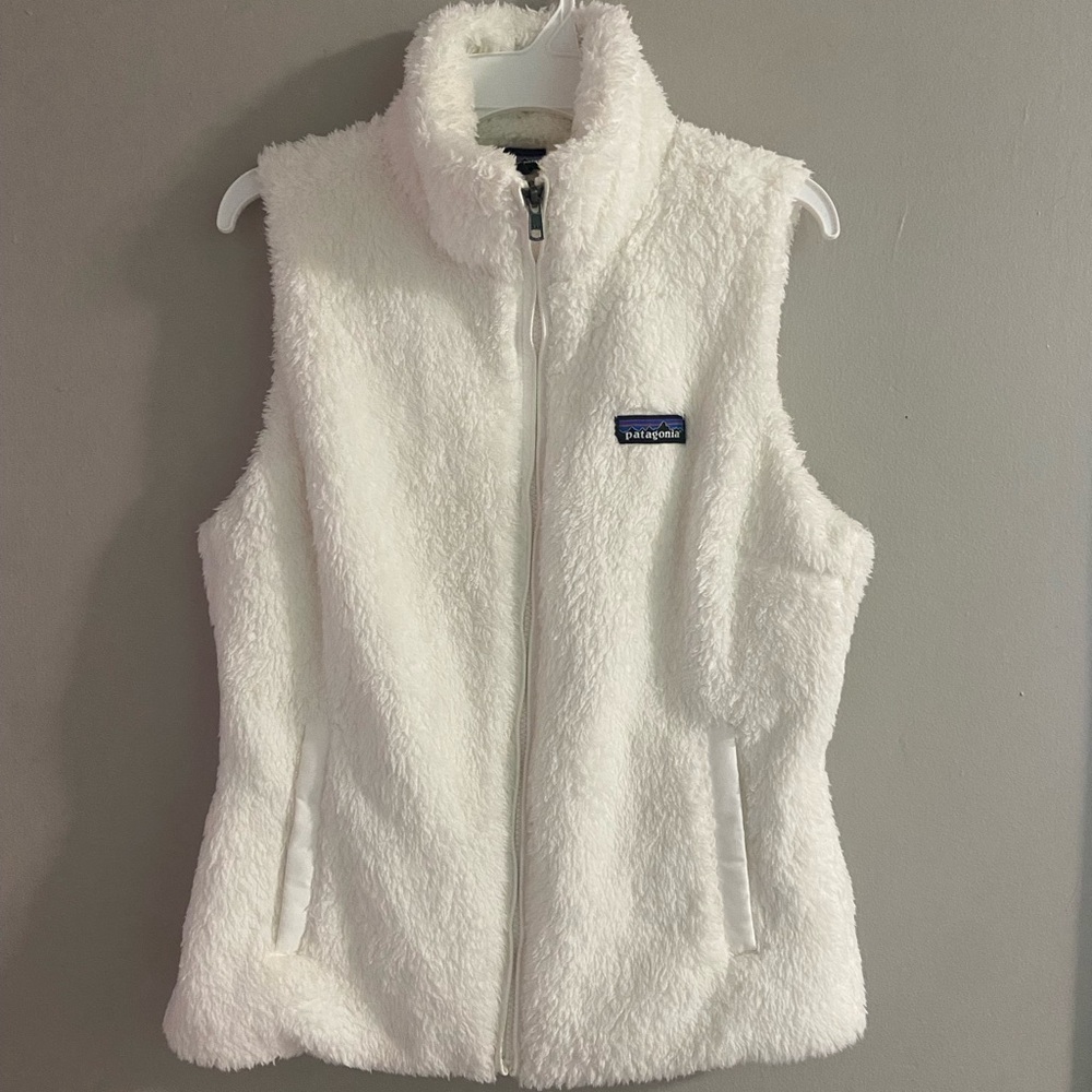 Patagonia Women's White Fleece Vest